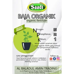 BAJA ORGANIK HABBATUS SAUDA SAADI